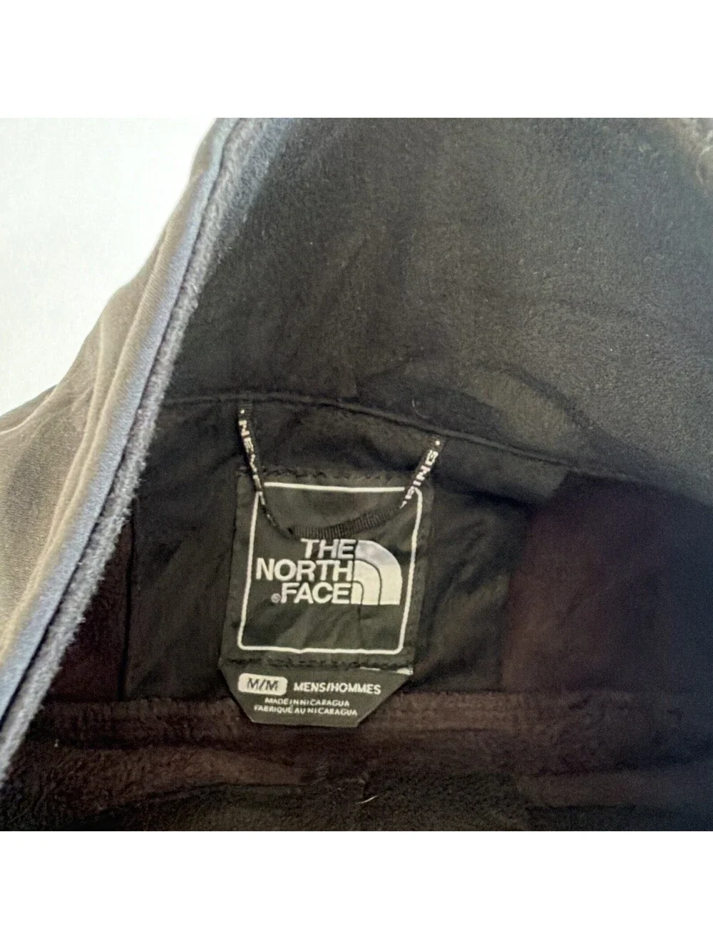 The North Face Men’s Black Solid Full Zip Logo Vest Jacket Size M